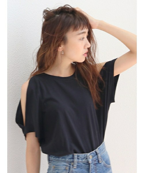 Ungrid  スリットスリーブTee