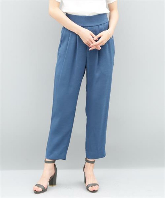 リネンライクバックイージーパンツ