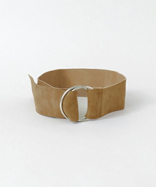 KBF スウェードリングワイドベルト