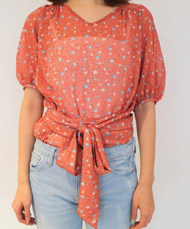 ヴィンテージ小花ブラウス