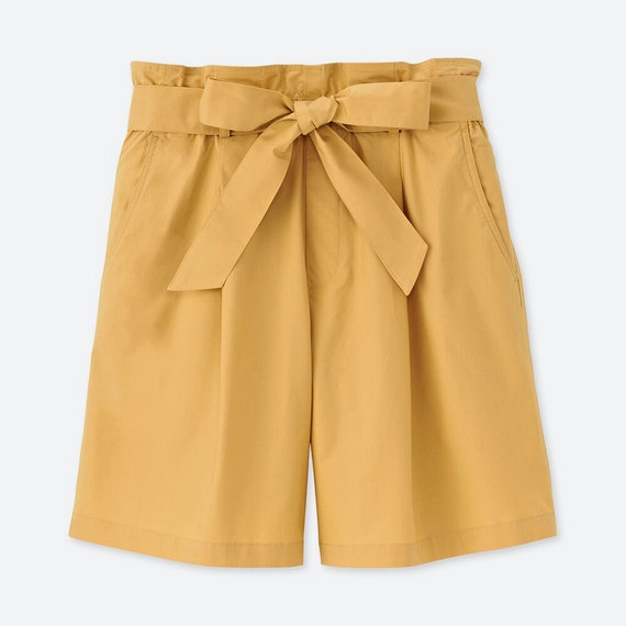 UNIQLO ハイライズベルテッドショートパンツ