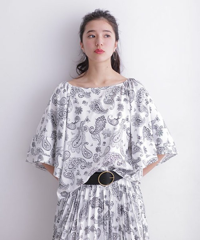 オリジナルペイズリーブラウス