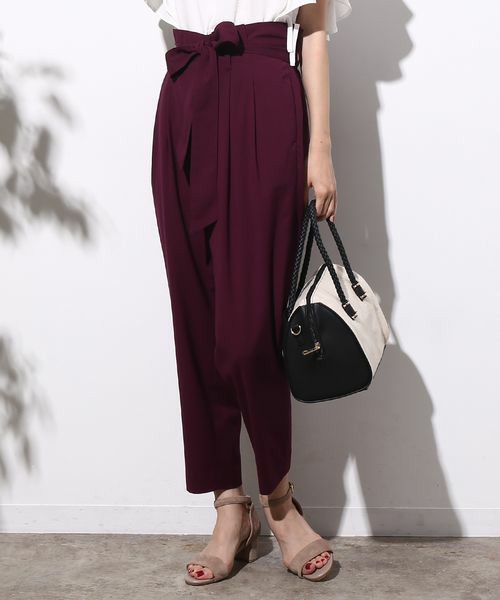 楽カワテーパードパンツ