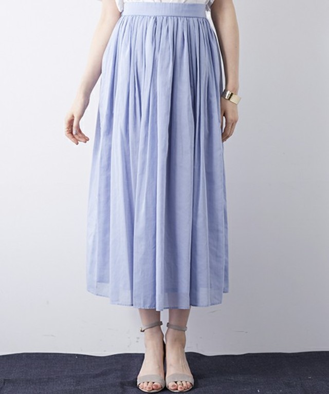 タテフィラギャザーマキシスカート