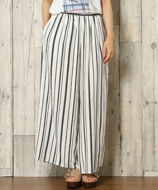 レーヨンプリントイージーパンツ