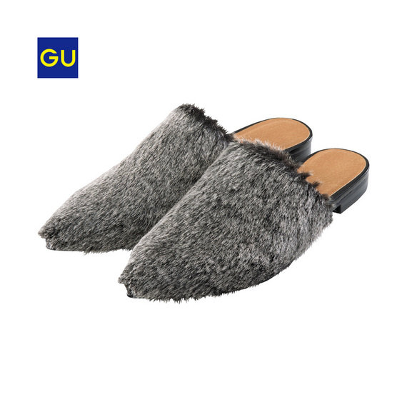 フェイクファースリッパミュール