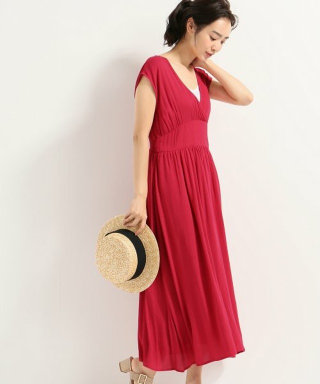 楊流カシュクールワンピース