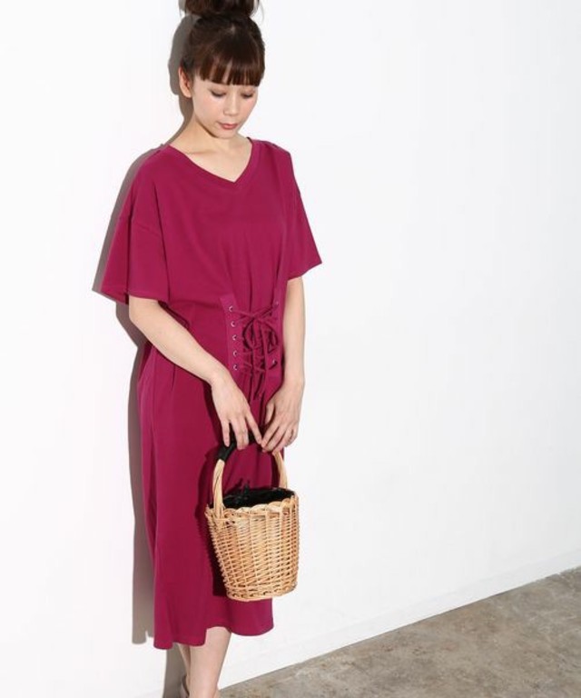 コルセットカットワンピース