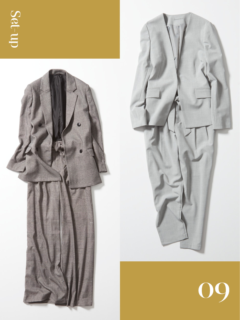 ジャケット各¥3,990 パンツ各¥1,990