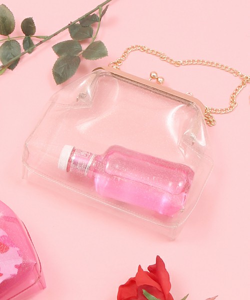 ガマグチクリアショルダーバッグ