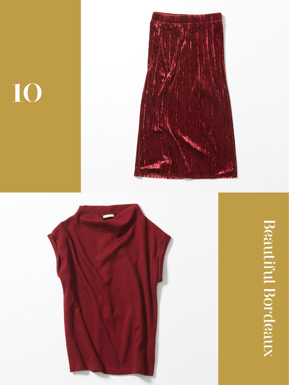 スカート¥1,990 トップス¥1,490