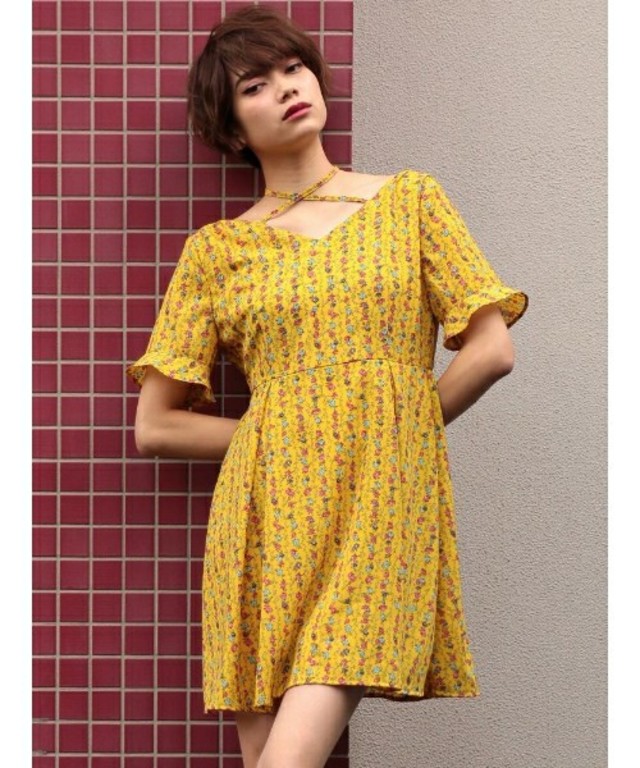 クロスチョーカーミニワンピース