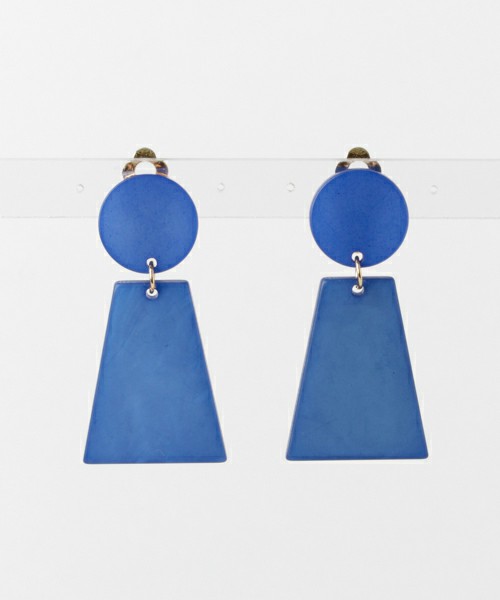 SENSE OF PLACE by URBAN RESEARCH  カラーサークル台形イヤリング