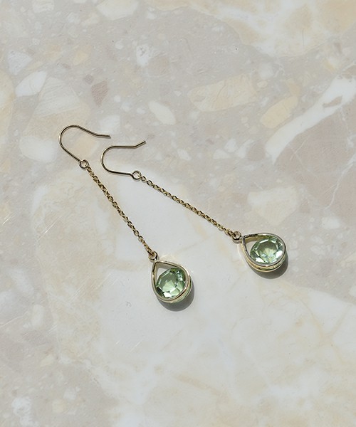 スウィングドロップストーン ピアス