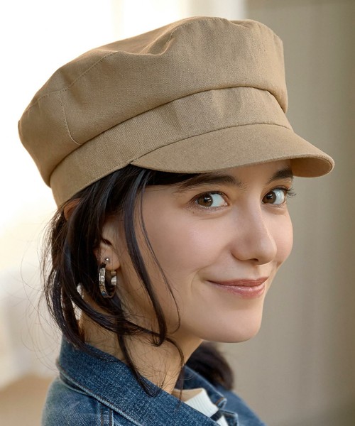 リネンマリンキャスケットキャップ