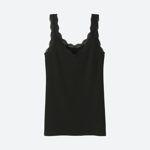 2WAYリブレースタンクトップ