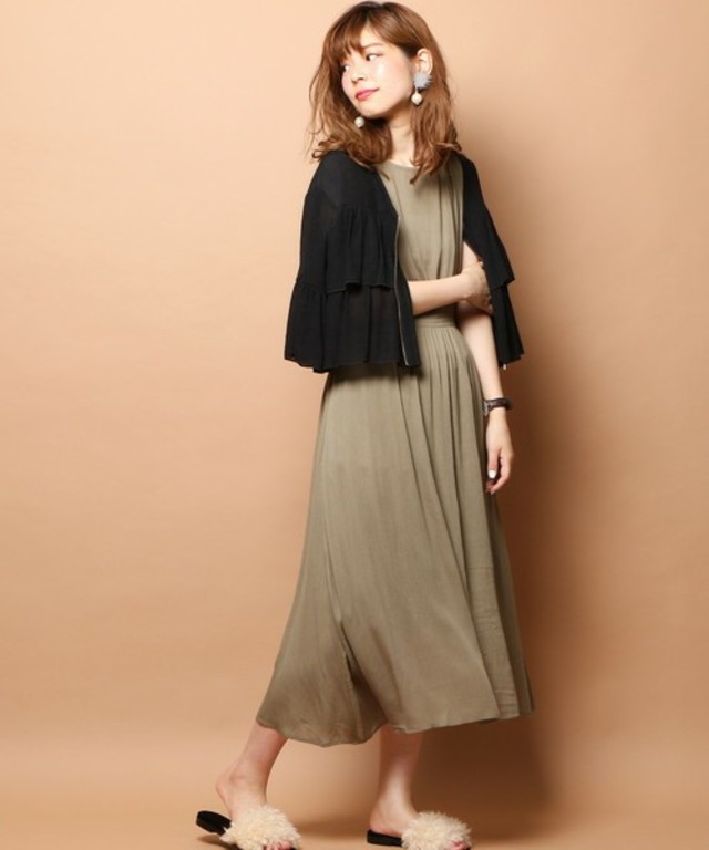 楊柳リゾートワンピース