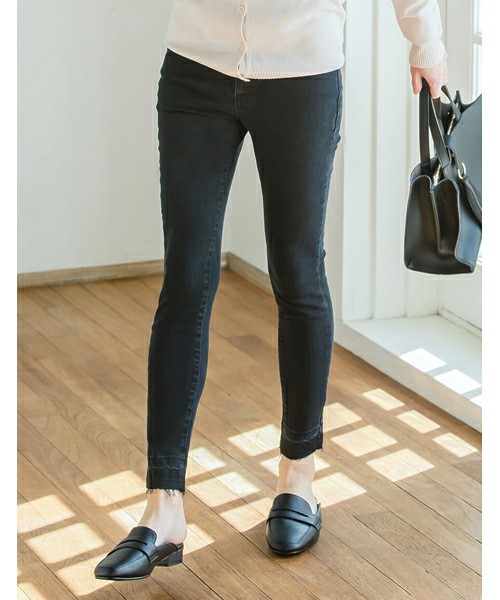 Re:EDIT  カットオフアンクル丈ストレッチスキニー