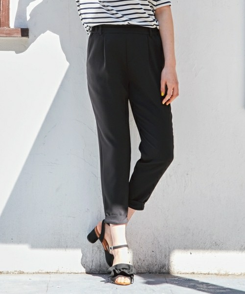 HusHusH  裾デザインテーパードパンツ
