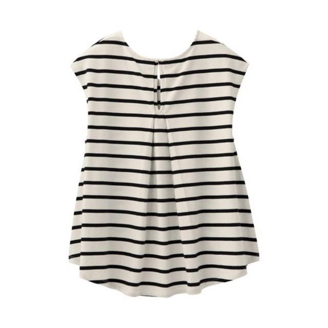 ボーダーフレンチスリーブＴＧＷ