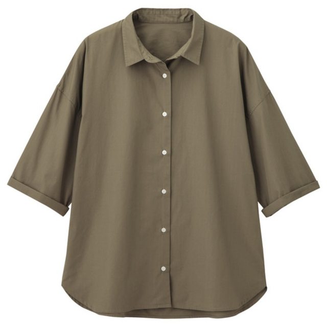 オーバーサイズワイドスリーブシャツ（半袖）