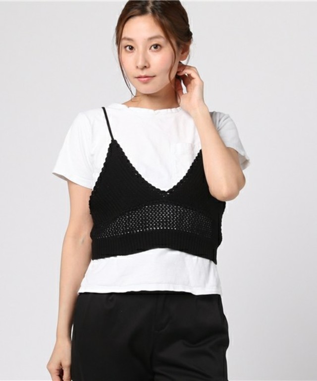 かぎ針ビスチェ