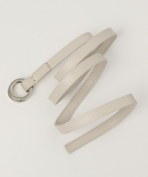 ダブルリング細ベルト