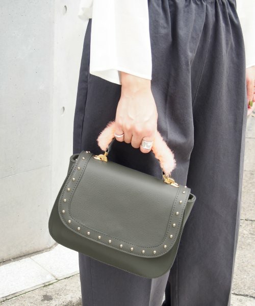 CHRISTIAN VILLAミンクフラップショルダー別注