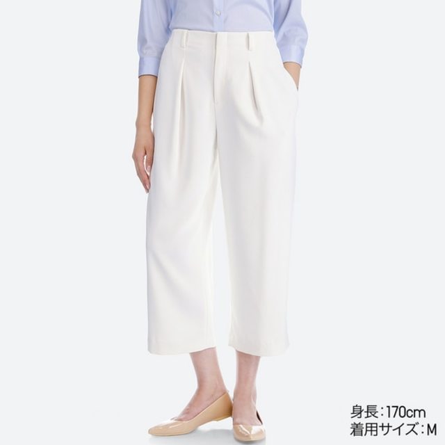 ドレープワイドアンクルパンツ