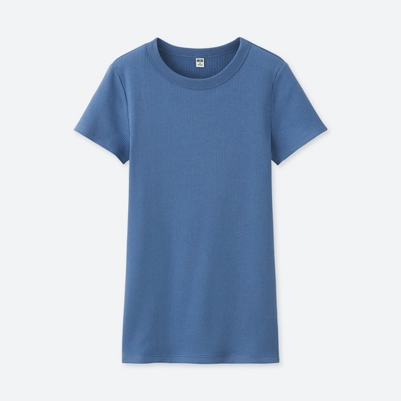 スーピマコットンリブクルーネックT（半袖）