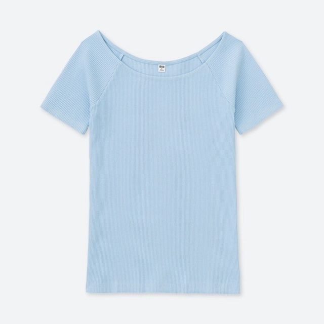 リブバレエネックT（半袖）