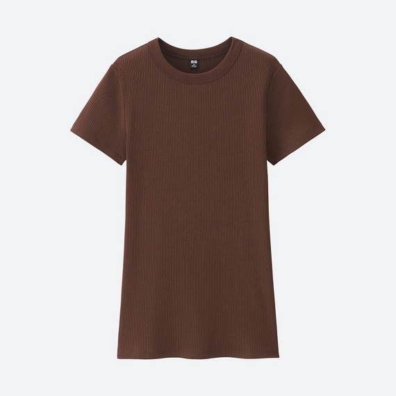 スーピマコットンリブクルーネックT（半袖）