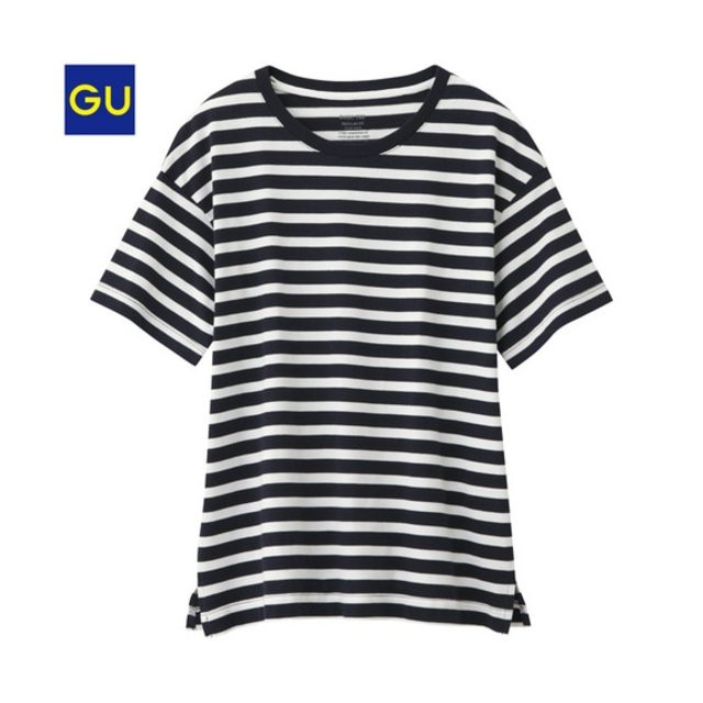 ボーダークルーネックＴ