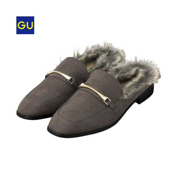 フェイクファーローファースリッパ