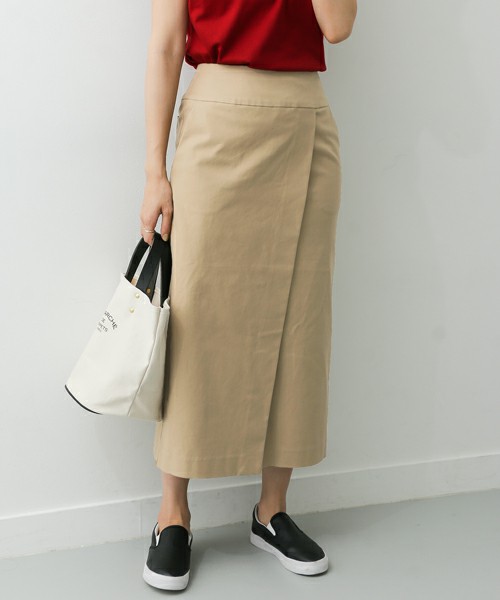 ラップストレートスカート