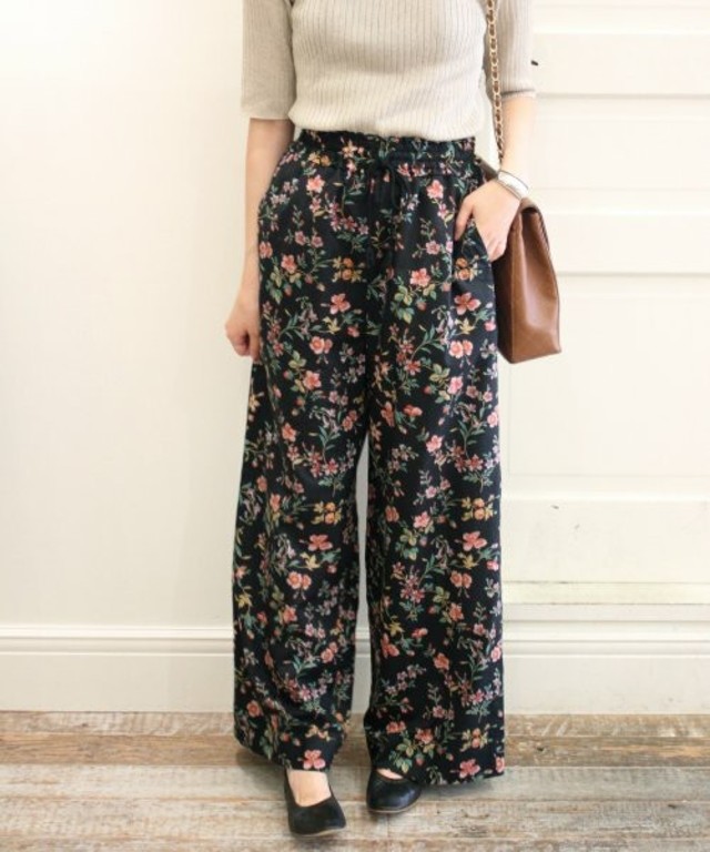 ヴィンテージフラワーパンツ