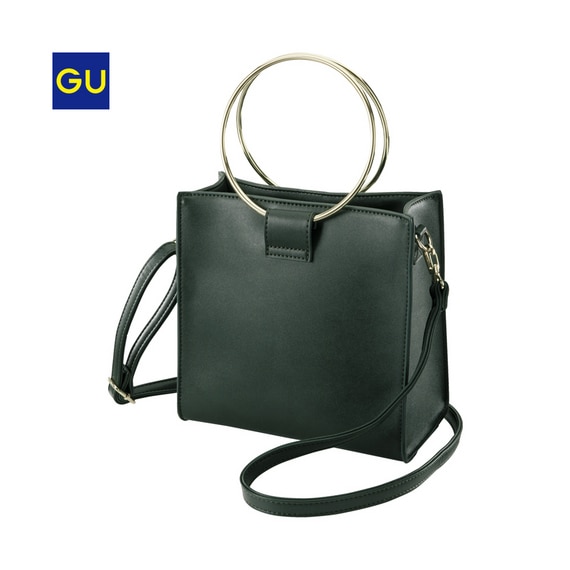 メタルハンドルバッグ