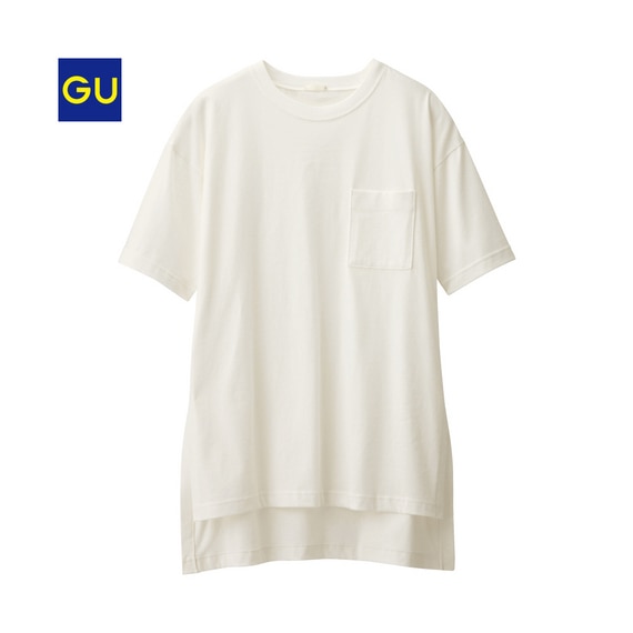 ステップドヘムロングＴ（半袖）