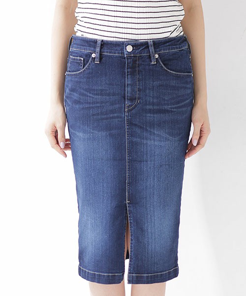 デニムタイトスカート