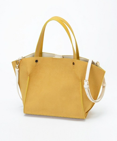 フェイクスエード２WAYトート