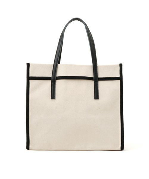 キャンパス×レザートートBAG