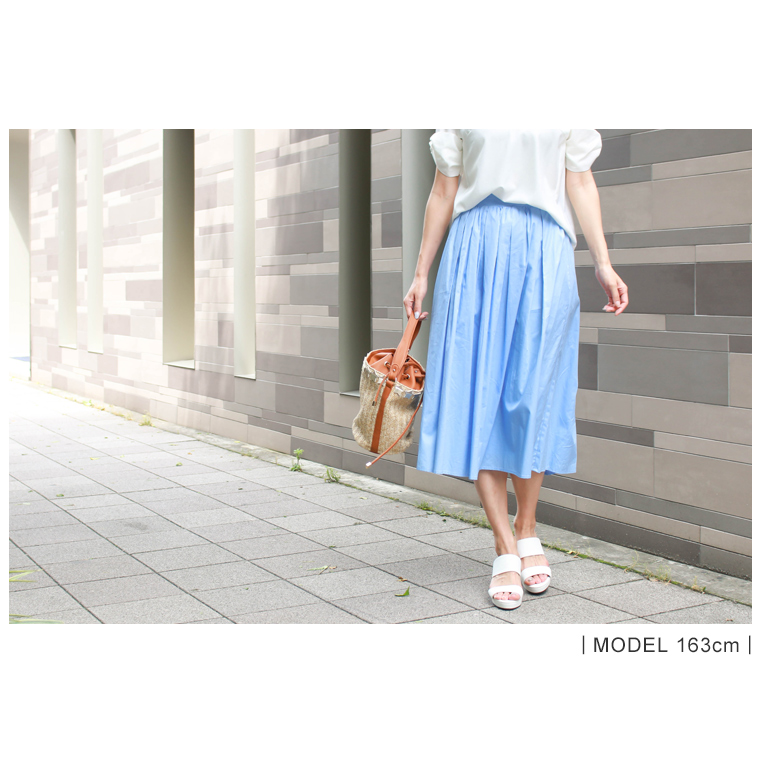 選べる2丈コットンフレアスカート