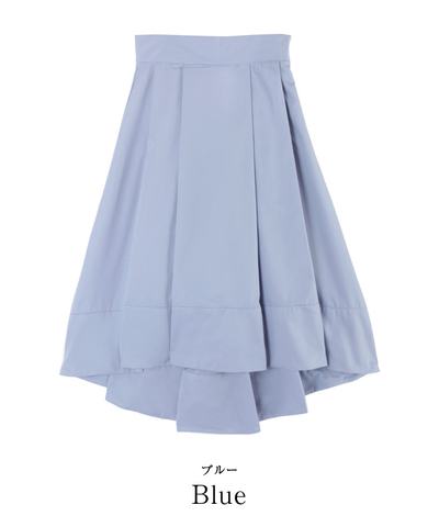 アシンメトリーフレアスカート