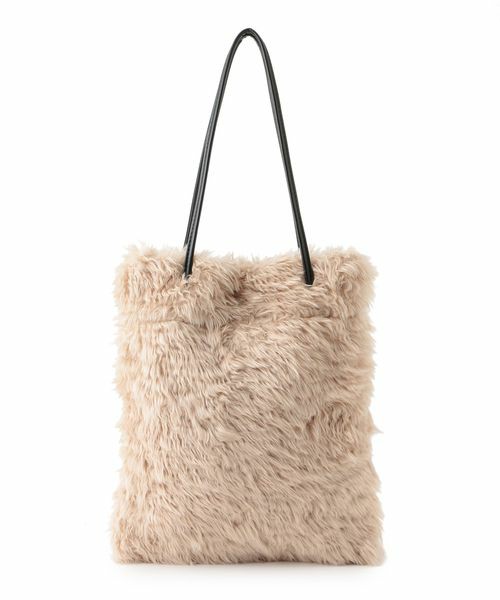 エコファー縦長トートバッグ