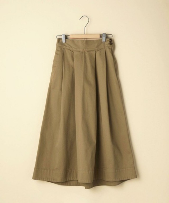 チノロングフレアスカート