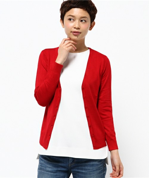 ベーシックＶネックニットカーディガン