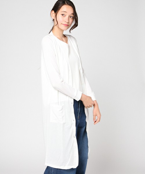 Ｖネックロングカーディガン