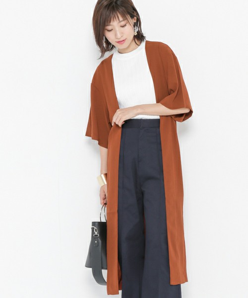 ダブルクロスガウンカーディガン