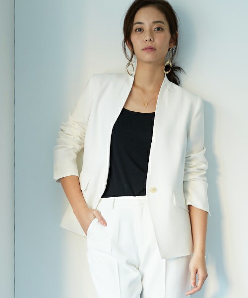 ノーカラージャケット