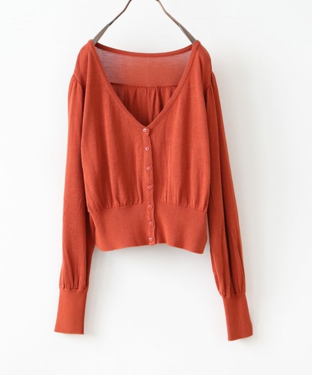 n'OrVネック6color'sカーディガン